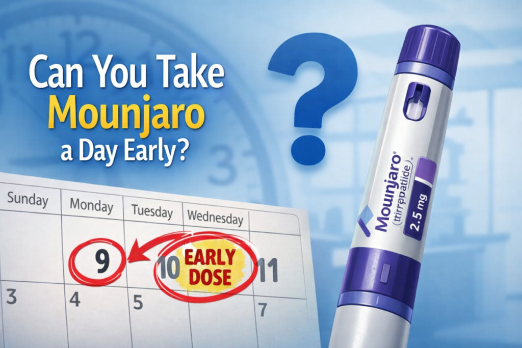 Can You Take Mounjaro a Day Early