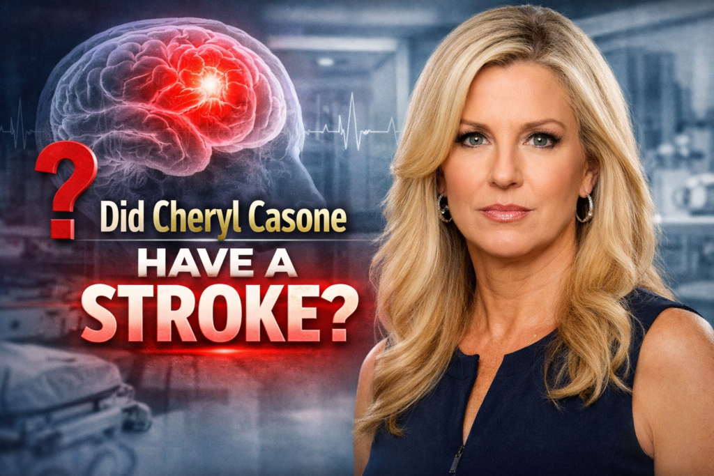 did cheryl casone have a stroke