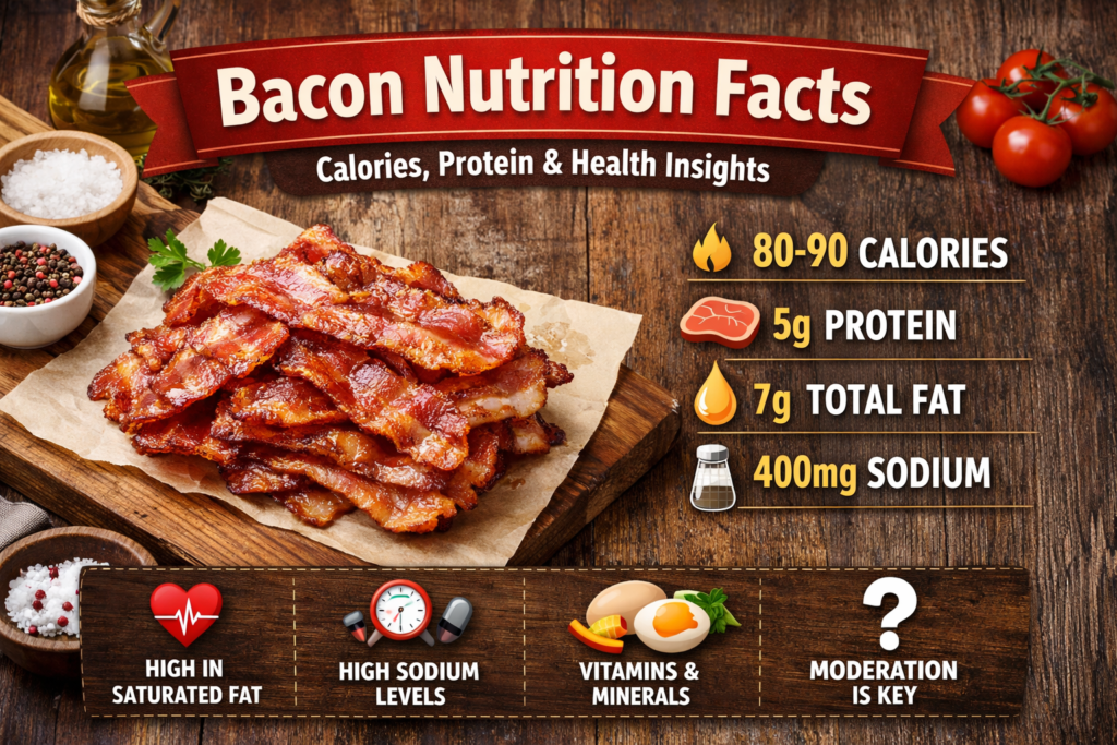 bacon nutrition facts​
