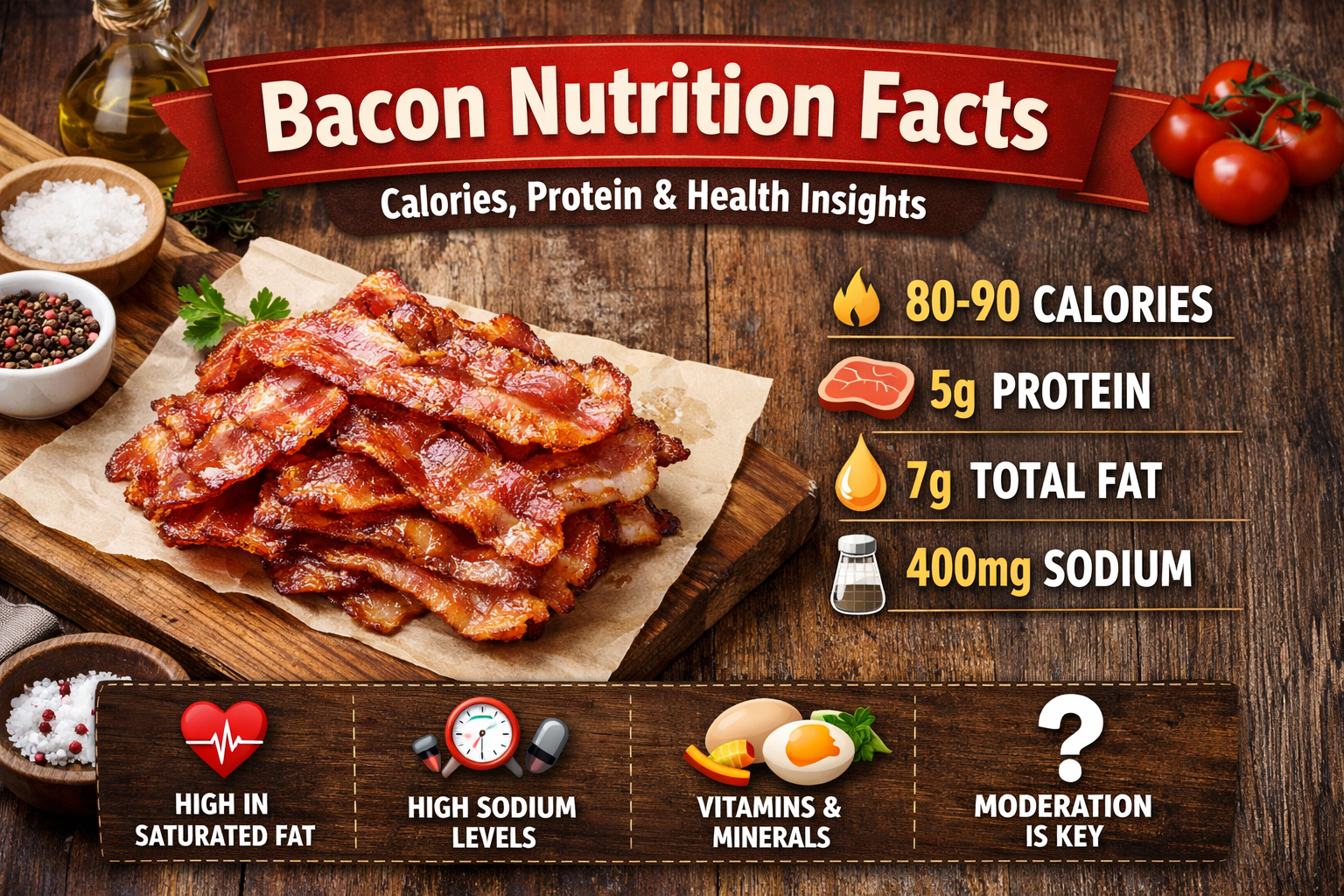 Bacon Nutrition Facts: Calories, Protein, Fat, and Health Insights You Should Know