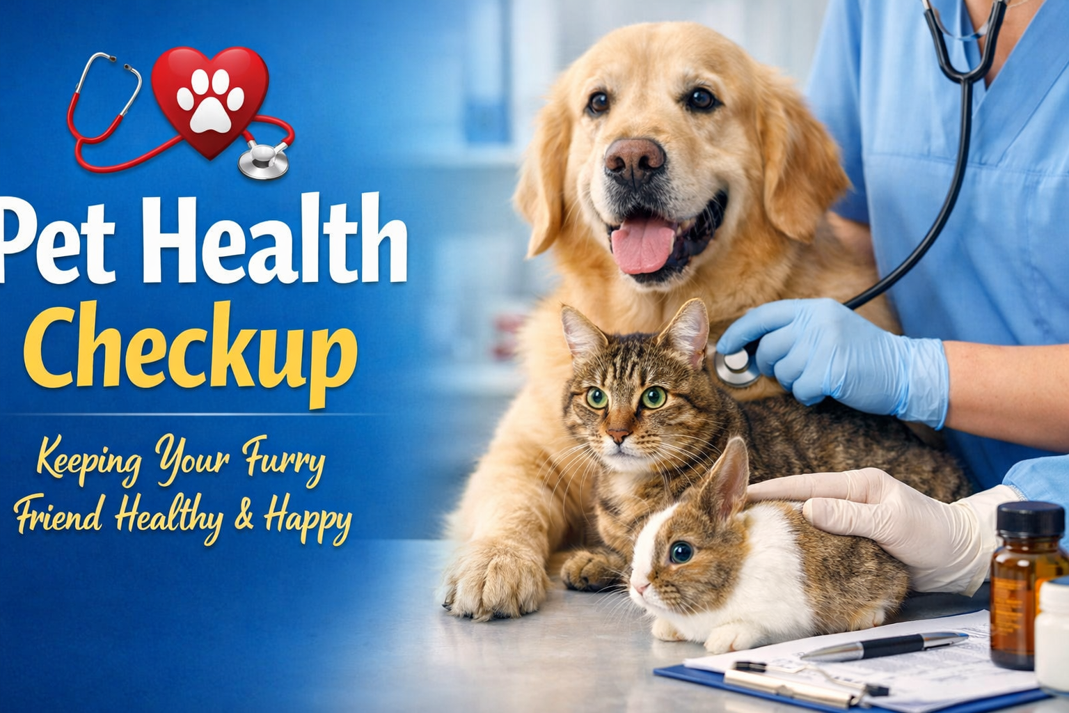 Pet Health Checkup: Ensuring Your Furry Friend Lives a Long, Happy Life