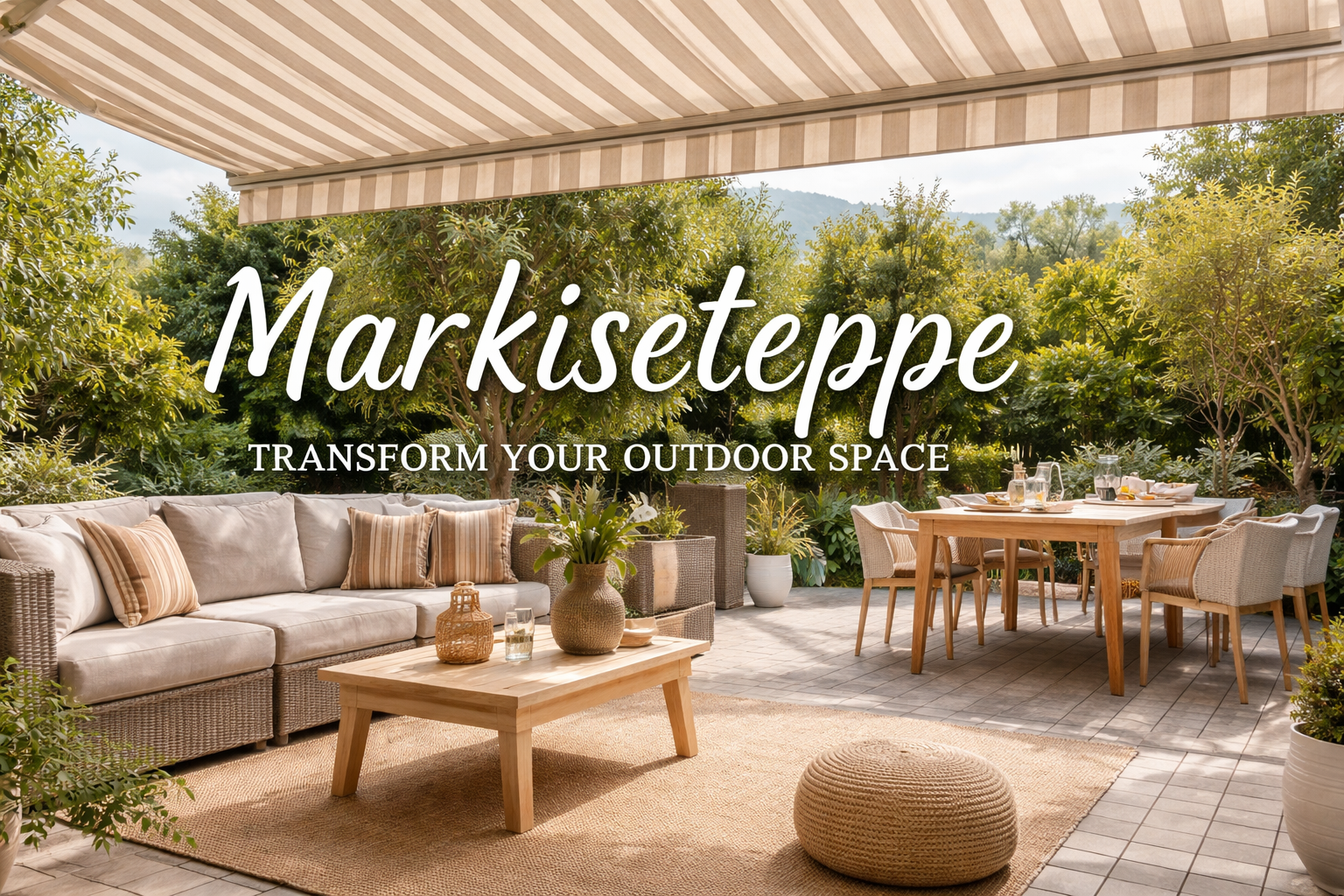 Transform Your Outdoor Space with Markiseteppe: Style, Comfort & Smart Living