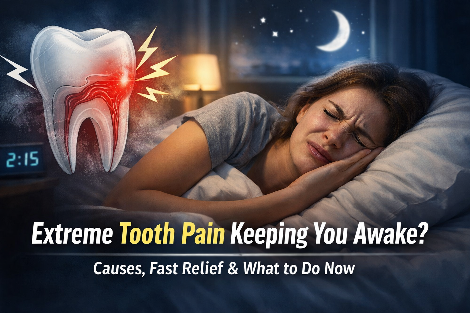 Extreme Tooth Pain Can’t Sleep? Real Causes, Fast Relief, and What to Do Tonight
