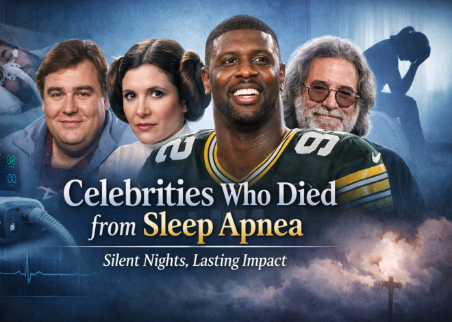 Silent Nights, Lasting Impact: Celebrities Who Died from Sleep Apnea and What We Can Learn