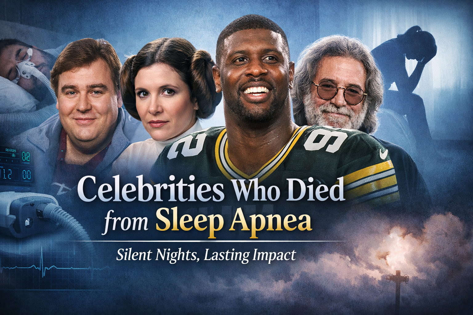 Silent Nights, Lasting Impact: Celebrities Who Died from Sleep Apnea and What We Can Learn