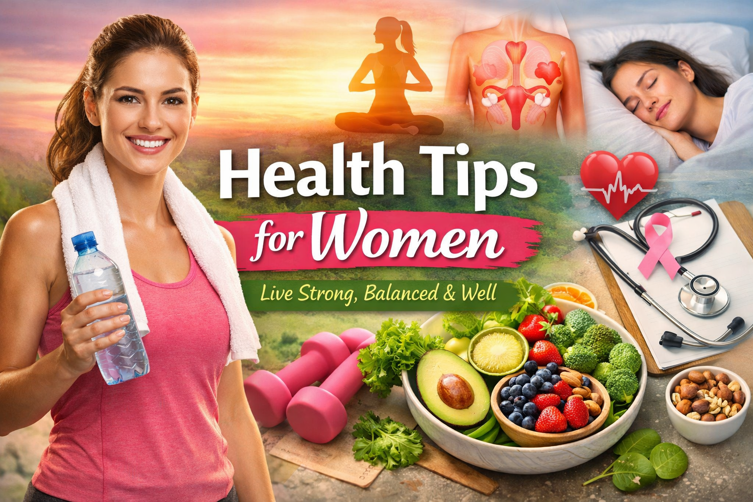 Health Tips for Women: A Practical Guide to Living Strong, Balanced, and Well