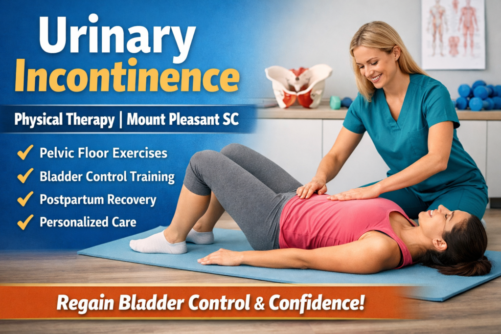 pelvic floor physical therapy for urinary incontinence treatment in Mount Pleasant SC